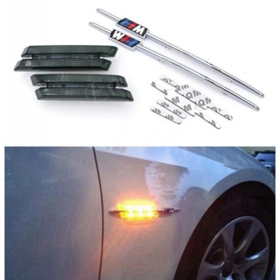 LUCON DE POSICIÓN DE CERCO DIODO LUMINOSO LED CON LOGOTIPO BMW E90 E91 E92 E93 CROMO 2 PIEZAS  