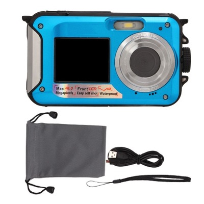 2.7K 48MP 16X HD Digital Zoom Camera Waterproof