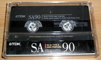 TDK SA 90 Type II chrome kaseta audio
