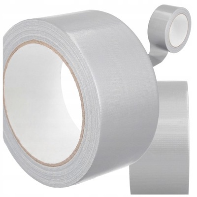 TAŚMA NAPRAWCZA KLEJĄCA ZBROJONA MOCNA srebrna szara duct tape 15m odporna