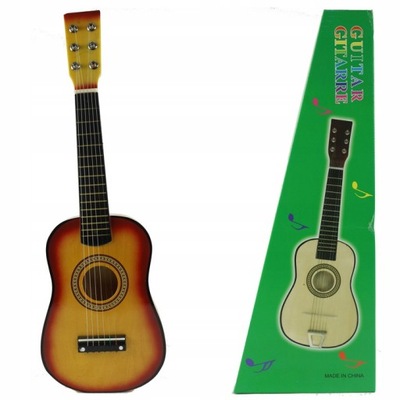Gitara drewniana dla dzieci strunowa