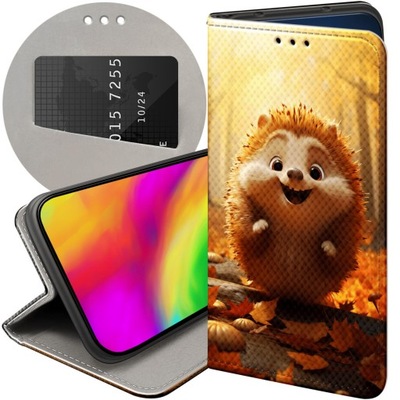 ETUI Z KLAPKĄ DO XIAOMI REDMI NOTE 7 WZORY JEŻYK JEŻ JEŻYKI FUTERAŁ CASE