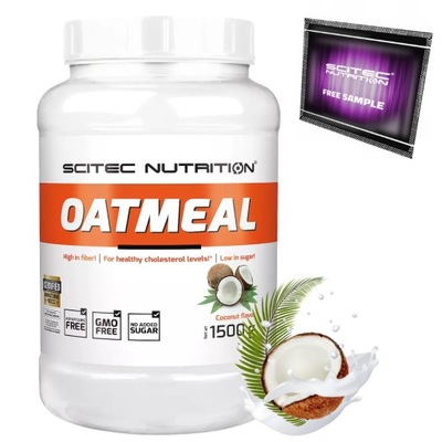 SCITEC OATMEAL 1500G PŁATKI OWSIANE BEZ CUKRU WPC