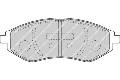 Ferodo тормозные колодки тормозные chevrolet aveo / kalos dae фото №1