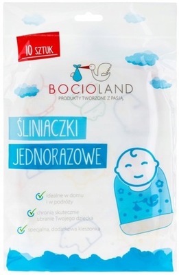 BOCIOLAND ŚLINIAKI ŚLINIACZKI JEDNORAZOWE 10SZT