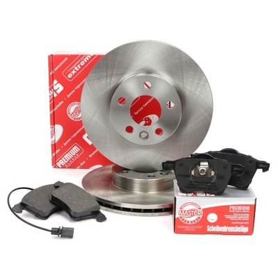 DISCOS ZAPATAS DE FRENADO PARTE DELANTERA FORD; SEAT; VW  