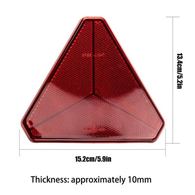 CAR REFLECTIVE TRIANGLE SIGN TAPE WARNING SAFETY S  