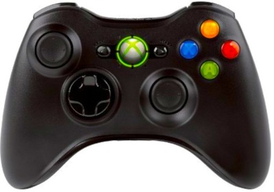 XBOX 360 PAD BEZPRZEWODOWY ORYGINALNY CZARNY