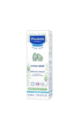 Mustela, Hydra Bebe Krem do twarzy, 40 ml