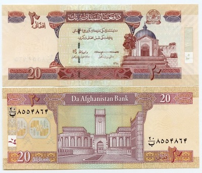 AFGANISTAN 20 AFGANIS 2019 P-68g UNC