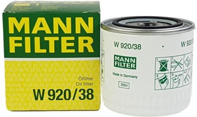 FILTER OILS MANN VOLVO V40 S40 460 440 1,9  