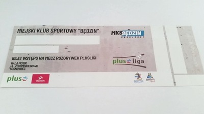 bilet siatkówka MKS BĘDZIN v1
