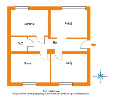 Mieszkanie, Płock, 53 m²
