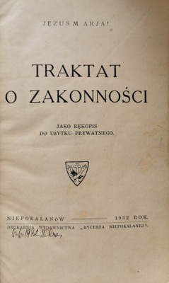 Traktat o zakonności 1932