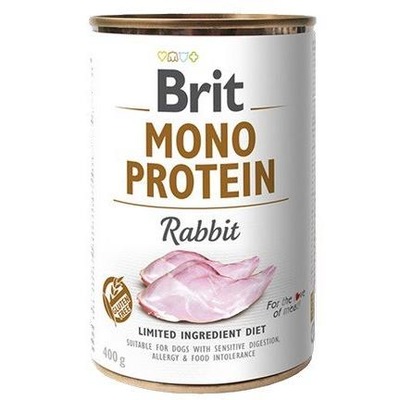 Brit Mono Protein Rabbit puszka 400g - mokra karma