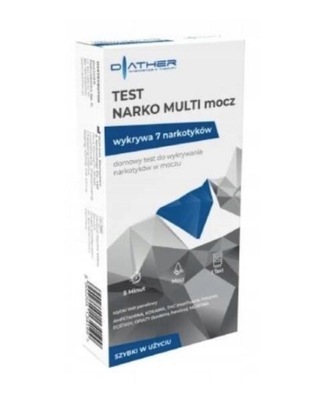 TEST MULTI TEST narkotykowy na obecność 7 narkotyków