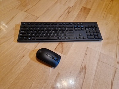 Zestaw klawiatura i mysz Dell czarny (wk636t)