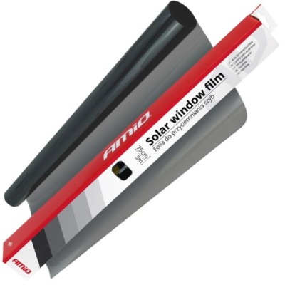 FOLIA DO PRZYCIEMNIANIA SZYB - CZARNA 0,75X3M (30%)