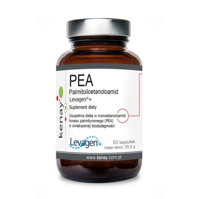 Suplement diety Kenay PEA Palmitoiloetanoloamid Levagen+ kapsułki 60 szt.