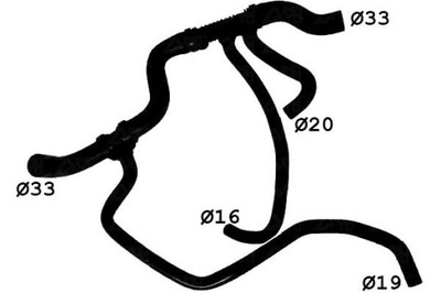 SASIC CABLE DEL RADIADOR RENAULT MASTER 3 10- PARTE INFERIOR  