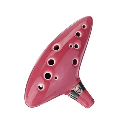 12 Holes Alto C Zelda Ocarina Ceramic Vessel