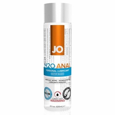 Lubrykant analny - System JO Anal H2O Lubricant Warming 120 ml Rozgrzewając