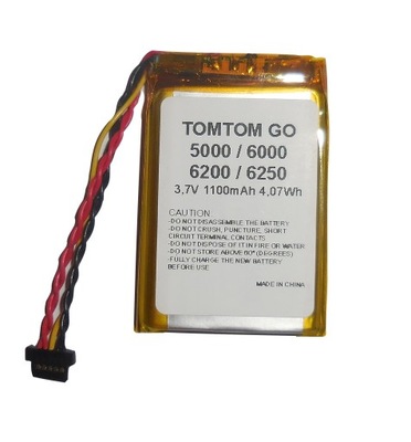 Bateria do TOMTOM GO 5200 6200 6250