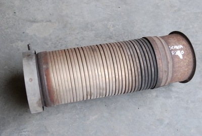Труба з'єднувач вихлоп глушника scania r p фото №1