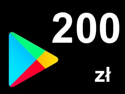 Karta Google Play 200 zł Kod Prepaid Klucz Android