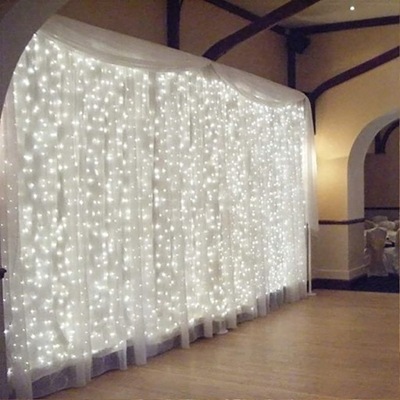 3m 100LED Curtain String Light Garland