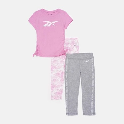 3-pack T-shirt i legginsy Reebok Outlet