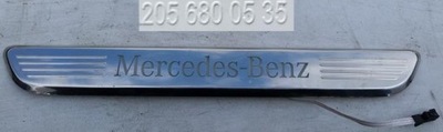 Молдинг поріг лівий перед mercedes e w213 2056800535 фото №1