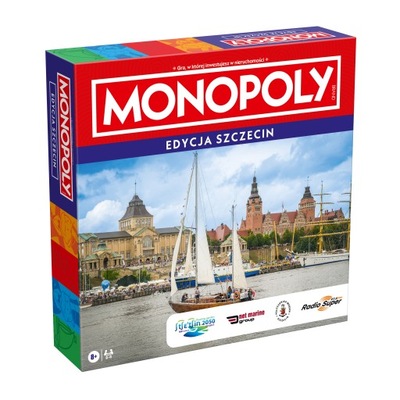 GRA PLANSZOWA MONOPOLY MIASTO SZCZECIN gra dla całej rodziny