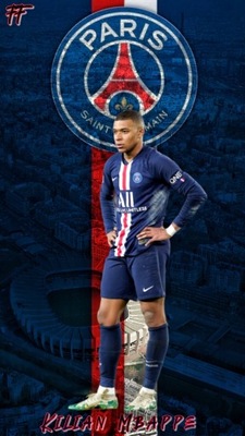 Plakat Kylian Mbappe PSG Paris Saint-Germain 30x21