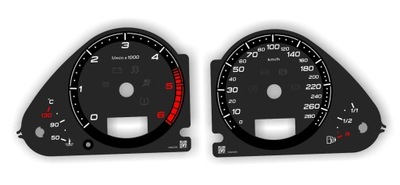 AUDI A6 C6, Q7 SUBSTITUTO CON MPH AL KMH TARCCON CUADRO DE INSTRUMENTOS CUADRO COMO EN VERSIONES RS  