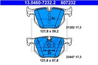 ATE ZAPATAS DE FRENADO PARTE TRASERA BMW X5 E70 07- BMW X5 E70 06-/BMW X5  