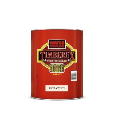Timberex Colour Oil Extra White 1L olej do podłóg