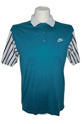 Niebieski T-shirt polo Nike r. M