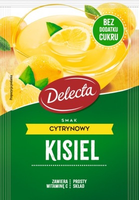 DELECTA KISIEL SMAK CYTRYNOWY CYTRYNA BEZ CUKRU