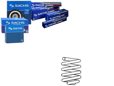 Sachs пружина підвіска перед l/p audi a3 фото №1