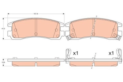 PADS HAM. OPEL T. SINTRA 96-  