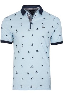 Koszulka polo męska LORETO wzory XL