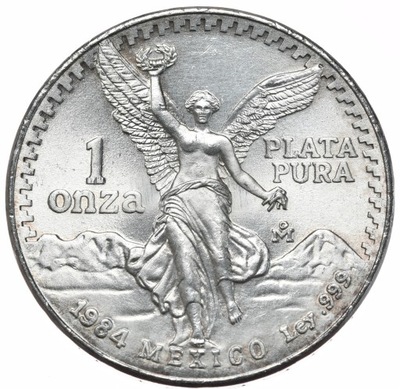 Meksyk, Libertad, 1984r., 1 oz Ag999