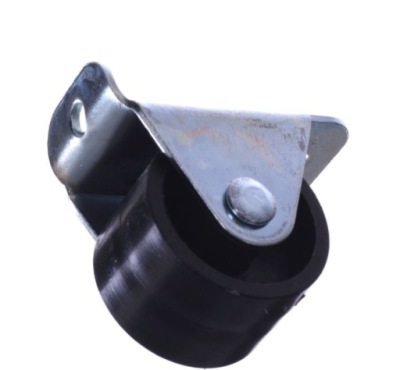 KÓŁKO MEBLOWE STAŁE PLASTIKOWE Ø33 ROLKA PŁYTKA ODGIĘTA