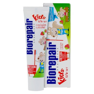 BIOREPAIR Kids pasta dla dzieci 0-6 lat poziomka