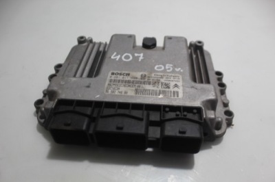 Бортовой компьютер двигателя peugeot 407 1.6hdi фото №1