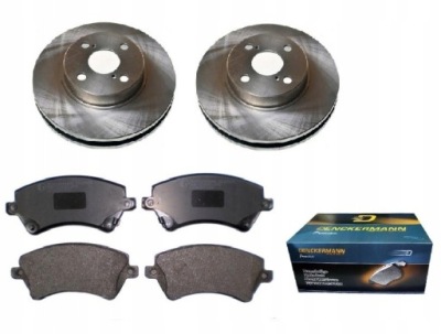 Гальмівні диски гальмівні колодки toyota corolla e12 kpl 255mm перед фото №1