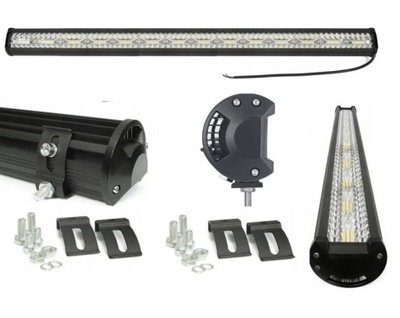 FARO EN FUNCIONAMIENTO PARA CIAGNIKA DIODO LUMINOSO LED BAR 100 CM 840W 12 24V CREE DE LARGO ALCANCE  