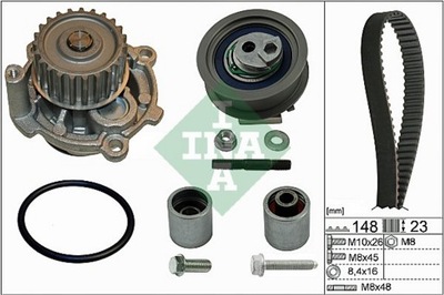 INA 530 0445 32 КОМПЛЕКТ ГРМ GOLF V 2.0FSI /+НАСОС