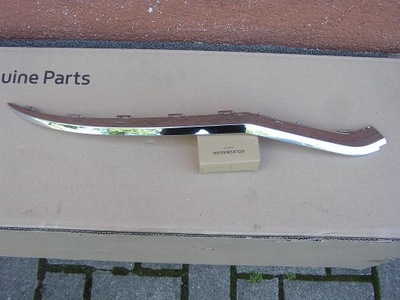 Молдинг хром na бампер vw t-roc передня права 2ga853712b фото №1